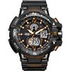 SMAEL Orologio SMAEL BEN - Nero / Arancione