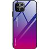 IZMAEL.eu Custodia Gradient Glass per Apple iPhone 12 Pro Max - Mėlyna/Rožinė