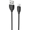 Borofone Cavo Borofone BX19 - Lightning - 1m - Nero