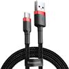 Baseus Cafule cavo USB - A a USB - C QC3.0, 2A - 3 m - Rosso / Nero
