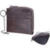 HARAHU Portafoglio da uomo Baellerry KE-36213 - Marrone scuro