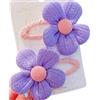 HARAHU Fermagli per capelli FL-38242 - Viola
