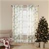 No. 918 Balsam - Tenda a pannello con tasca per bastone, motivo albero di Natale, 94 x 160 cm, colore: verde pino
