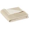 Amazon Basics Coperta in Pile Morbida e Confortevole per Divano, 127 x 152 cm, Beige