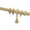 Gardinia Set con Bastone per Tende "Lugano Classic", Set Completo incl. Materiale di Fissaggio