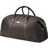 DRAKENSBERG Borsa da viaggio in pelle Weekender 'David' da uomo e donna, design vintage, espandibile, Caffè marrone (60 cm), Groß, 60cm, 60 Liter, Grande borsa da viaggio in vera pelle