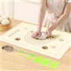 GlasFlength Spianatoia per Impastare, Grande 70×50cm Tappetino Silicone Cucina Antiaderente Antiscivolo tavola impastare con Misurazione Riutilizzabile Spianatoia Impastare per Pizza Pasta Macaron