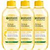 Garnier Acqua Micellare Tutto in 1 SkinActive, Con Vitamina C, Per Pelli Spente e Non Uniformi, Senza Risciacquo, 3 x 400 ml