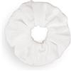 Leirinik Velvet Scrunchie bianco confezione da 1 - 14 cm - elastico per capelli di alta qualità in 100% poliestere - effetto velluto per donne e ragazze - tutti i tipi di capelli - delicato sui
