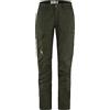 Fjällräven FJALLRAVEN Karla PRO Trousers Curved W Pantalone, Deep Forest, 34 Donna