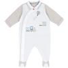 Chicco Tutina con apertura frontale, Pigiamino per bambino e neonato Bimbo 0-24, Beige, Prematuro