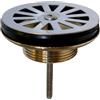 Wirquin 30724329 - Piletta per lavello da cucina, diametro 60 mm, in ottone a griglia piatta inox, cromato