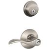 Schlage fb50nv-acc Accent Keyed Entry Leverset and Deadbolt Combo from the fb-se, FB50N V ACC 619