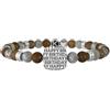 KIDULT - Bracciale pietre multicolor, acciaio 316L PVD nero | Special Moments