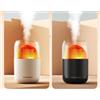 Generico Umidificatore d'Aria Diffusore Aromaterapia Luce Notturna Led, Oli Essenziali, Rinfresca e Umidifica Qualsiasi Stanza, Tecnologia Ultrasuoni, Nebbia Fine, Diametro 12 Cm. (VULCANO)