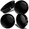 SkinoEu® 4 x 60mm Coprimozzi Coprimozzo Universale Copricerchi Tappi per Ruote Tappi di Cerchioni Tappi di Copertura Senza Logo Nero C 7