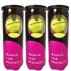 PadelPursuit Tournament - Palline da padel per gare e tornei, 3 Tubi da 3 palline, 9 palline da padel