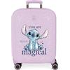 Disney Joumma Disney You Are Magical Valigia da Cabina Lilla 40 x 55 x 20 cm Rigida 3,22 kg Chiusura TSA integrata ABS 3,22 kg 37L Bagaglio a mano