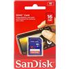 SanDisk Scheda di Memoria SDHC 16 GB Classe 4