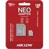 HIKSEMI Hikstorage - Scheda Micro SD da 128 GB con adattatore KSA versione con supporto KSA 7 anni di garanzia