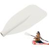 Generico Pagaie per Canoa - Remi Per Canoa Regolabili,Tubo in Alluminio Accessori Lama Larga Portatile per Mare Fiume Kayak Campeggio Pesca