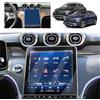BSTW Compatibile con Mercedes Benz C-Klasse W206 2021-2025 GLC X254 2022-2025 Antiriflesso Pellicola Protettiva 11,9 Multimedia System Display Nano Pellicola per Navigazione 6H Antigraffio [2 Pezzi]