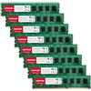 Gigastone 【DDR3 RAM】GIGASTONE 64GB Kit(8x8GB) DDR3/DDR3L 1600MHz (1333MHz) PC3-12800 (PC3-10600) CL11 1.35V/1.5V 2Rx8 UDIMM 240pin Unbuffered Non ECC Ideale PC Desktop alta prestazione Memoria Upgrade
