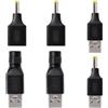 KUOQIY 6 Pezzi Adattatore di Alimentazione USB a DC, USB 2.0 A a DC 4.0x1.7 mm Connettore Barile di Carica Adattatore di Alimentazione Jack, per Dispositivo di Ricarica-USB DC 5V