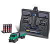 Carson 500504165 1:87 MB Unimog Forst con rimorchio 2.4GHz 100% RTR - Modello pronto da guidare, auto RC, auto H0, modello RC, veicolo diorama