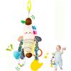 Felly Giocattoli Passeggino per Neonato 0 3 6 9 12 Mesi, Giocattolo Sensoriale da Appendere Peluche, Sonaglio Appendere Carrozzina e Culla, Miglior Regalo per Bambino Ragazza e Ragazzo