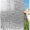 ETNIC ART Pellicola Vetri finestre MOLTE MISURE GRANDI (Croci, 44 x 400 CM) Pellicola decorativa privacy solare termica Opaca Autoadesiva Satinata NO COLLA Anti UV Doccia Statica