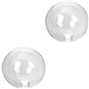 OSALADI 2pezzi Lampada Globo Con Base Paralume Moderno Per Illuminazione Decorativa Facile Da Installare Design Elegante Per Ambienti Interni