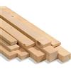 bricoleva.it 4 Listelli in Legno Abete Piallati per Tettoie, Gazebo, Pali - Listelli Lunghezza 2 Metri - Disponibile in più Sezioni (2x2 cm, 4 pezzi)