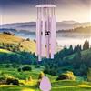FSVGYY Campanelli a vento, per esterni, toni profondi, grandi campanelli a vento lenitivi con toni melodici, campanelli a vento per esterni, regalo commemorativo per mamma, donne, nonna, vicini (81,3