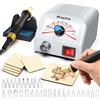 Preciva Kit Pirografico 25W Professionale per Legno, 30 Punte, 100-800℃ Regolabile, per Legno, Zucca e Bambu