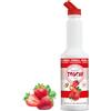 Toschi® | Fragola Preparato per Bevande Base Succo e Purea Fragole | Sciroppo Analcolico per Miscelazione Ideale Cocktails e Long Drink - 1 Litro