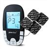 prorelax Tens/Ems Super Duo Plus B Lackline, Apparecchio Elettrostimo Lazione, contro il Dolore e per il Rafforzamento Muscolare, 2 Terapie con un Apparecchio, Set di Accessori Partico Larmente Ampio
