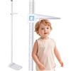 Aeroflexa Altitudine Stadiometro portatile,Altimetro Medico,altimetro per esami medici,visualizzazione a doppia scala 8-82 inch/20-210 cm,adatto per bambini,studi medici,casa,palestra,scuola,ufficio