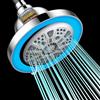 JINYOMFLY Soffione Doccia con Temperatura, 3 Colori Controllo della Temperatura, 7 Modalità Soffione per Doccia a LED, Doccia con Luci e Filtro, per Rimuovere Cloro, Fluoro, Calce
