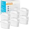 VIBINHO 6 Pezzi Filtri Compatibili con Brita Maxtra+, Maxtra Plus, Mavea, Style, Elemaris, Riducono Calcare, Metalli Pesanti
