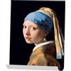 My Custom Style Poster Locandina Stampata su Carta Fotografica 200gr. #Arte-Ragazza, Vermeer#. 40x50cm