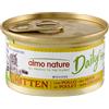 Almo Nature Daily Mousse Kitten con Pollo per Gattini 85gr - 85 g, 6 pezzi