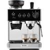 Breville Barista Classic Macchina per caffè espresso | Macchina da caffè con macinacaffè integrato e montalatte | Pompa italiana da 15 bar | Nero e argento [VCF186X]