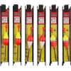 Hezhou 6 pezzi Galleggiante da Pesca Bobbers Con piombino, lenza e amo (5#, 7#, 9#) Mare Bobine Ganci Attrezzatura (2 set) (B)