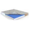 MUUN - Materasso Piazza e Mezza 140x190, H 25 cm, in Memory Foam, Rivestimento con Aloe Vera. Mod. IRIS ALOE, Ipoallergenico, Antiacaro, Confezionato Sottovuoto, Garantito 20 Anni