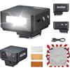 Godox iT20-S iT20 S Flash della Fotocamera Speedlite 6 Livelli di Potenza 700 Flash a Piena Potenza TTL 1,5s Tempi di Riciclo Camera Flash con Chip Colorato Magnetico Hot Shoe per Sony DSLR(nero)