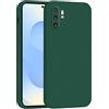 Mixroom - Cover Custodia Case per Samsung Galaxy Note 10 Pro/Note 10+ Plus Protezione Fotocamera in Silicone TPU Morbido Opaco Bordi Piatti Colore Verde Foglia