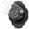 Gelaasso 4 Pezzi, Vetro Temperato per Garmin Instinct E 40mm, Trasparente Pellicola in Vetro Temperato, Durezza 9H Anti Graffio, HD Chiaro
