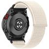 RanBluu QuickFit 22mm Nylon Cinturino per Garmin fēnix 8 47mm/fēnix E/Fenix 7/7 Pro/Fenix 6/6 Pro/6 Pro GPS/Fenix 5/5 Plus, Cinturini Sportivi di Ricambio per Garmin Epix 2, Bianco