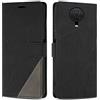 SONWO Cover per Nokia G10 / Nokia G20 / Nokia G30 Custodia, Flip Caso in PU Pelle Case Cover Premium Portafoglio Custodia per Nokia G10 / Nokia G20 / Nokia G30, Slot per Schede, Supporto Stand, Nero